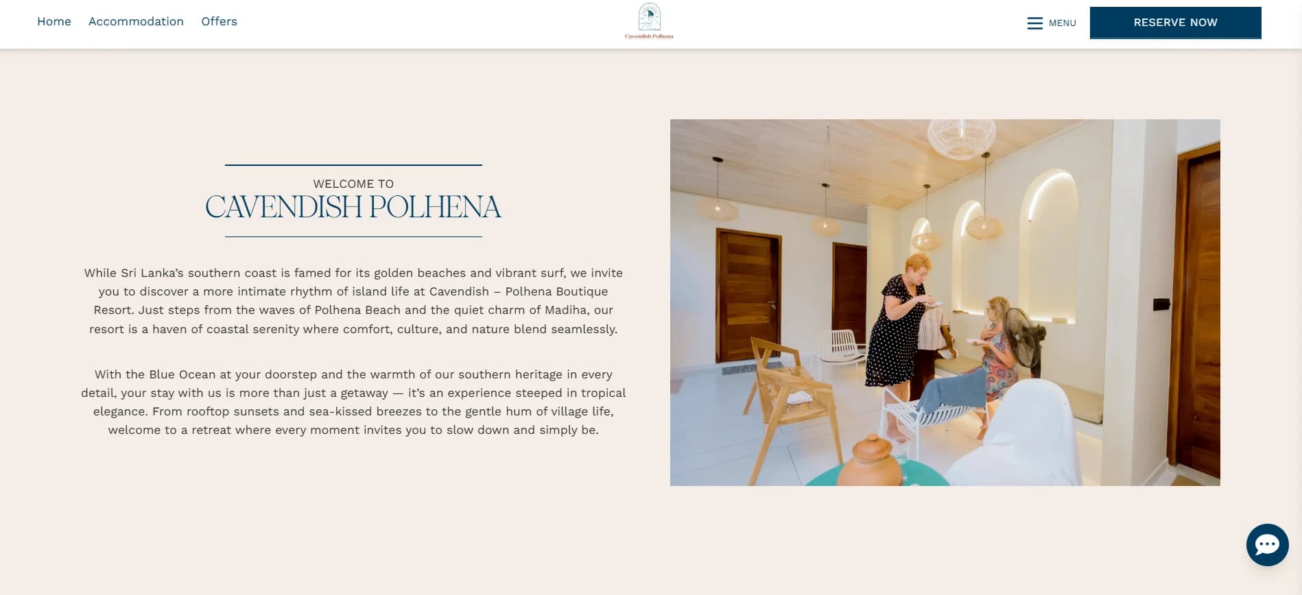 Cavendish Polhena Hotel Website & Booking Management System